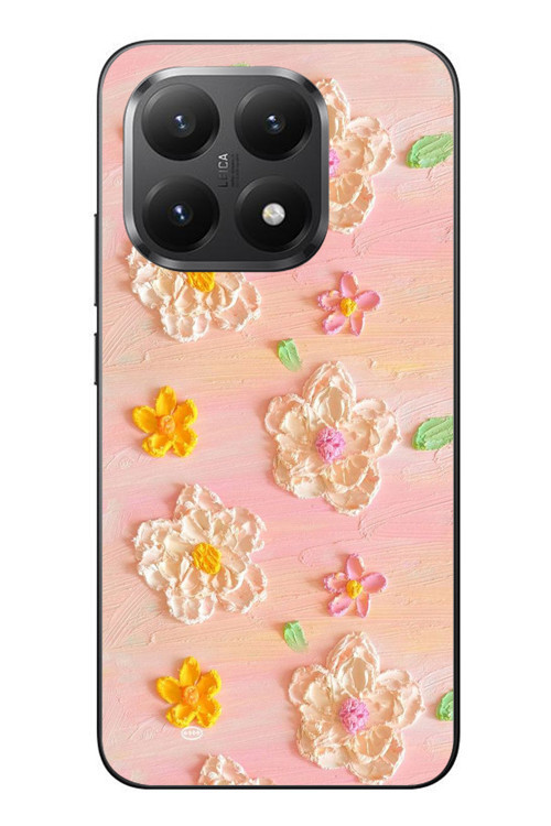 Xiaomi Mi 15T Uyumlu Pastel Papatya Baskılı Silikon Kılıf