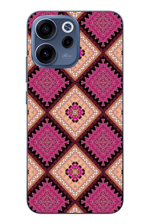 Oppo Reno 15F Uyumlu Pembe Yavrusu Motifleri Baskılı Silikon Kılıf