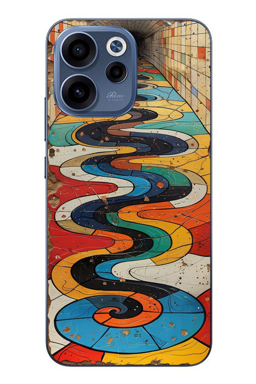 Oppo Reno 15F Uyumlu Renk Duvarı Baskılı Silikon Kılıf