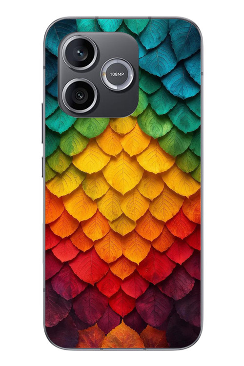 Honor 600 Uyumlu Efsun Renk Demeti Baskılı Silikon Kılıf