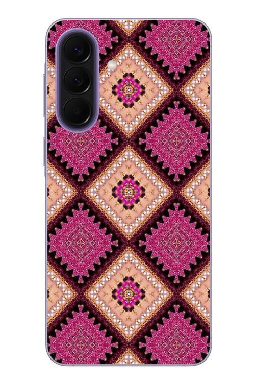 Samsung Galaxy A57 Uyumlu Pembe Yavrusu Motifleri Baskılı Silikon Kılıf