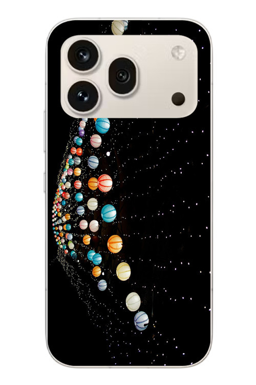 Honor 600 Pro Uyumlu Gezegenlerin Dansı Baskılı Silikon Kılıf