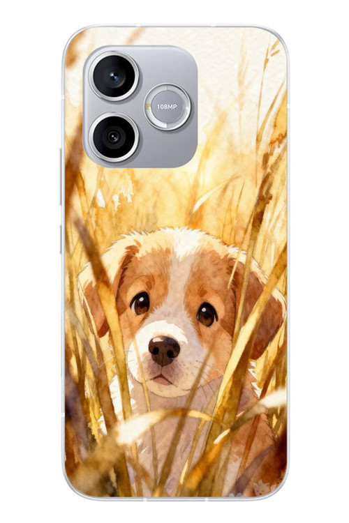 Honor 600 Lite Uyumlu Golden Köpek Baskılı Silikon Kılıf