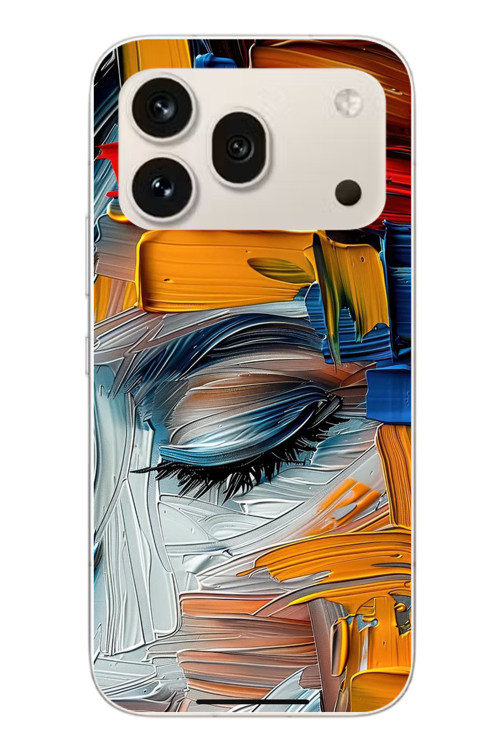 Honor 600 Pro Uyumlu Göz Boyama Fırçaları Baskılı Silikon Kılıf