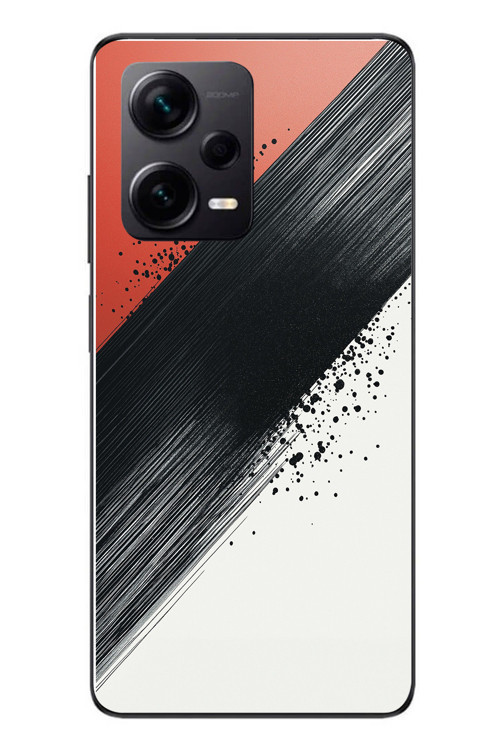 Redmi Note 12 Pro Plus Uyumlu Renk Paleti Baskılı Silikon Kılıf