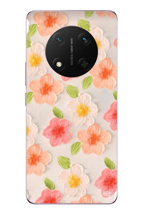 Honor Magic 7 Lite Uyumlu Güzel Papatyalar Baskılı Silikon Kılıf