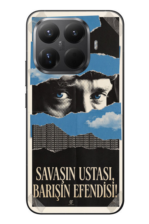 Xiaomi Mi 15T Pro Uyumlu Savaşın Ustası Atatürk Baskılı Silikon Kılıf