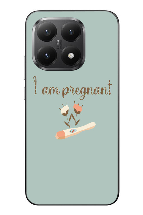 Xiaomi Mi 15T Uyumlu İm Pregnant Baskılı Silikon Kılıf