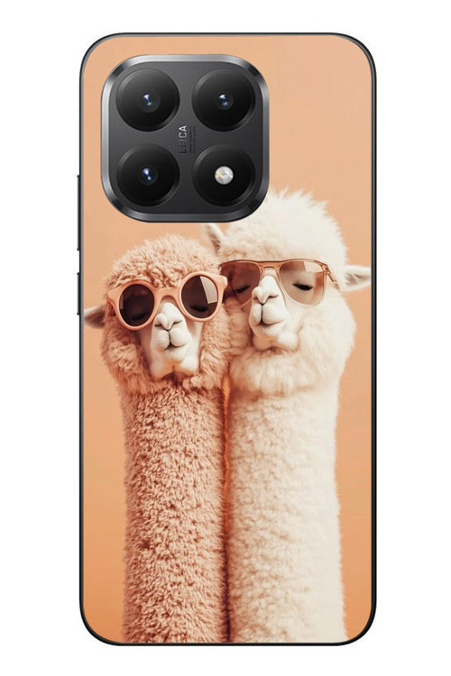 Xiaomi Mi 15T Uyumlu Sevgili Lamalar Baskılı Silikon Kılıf