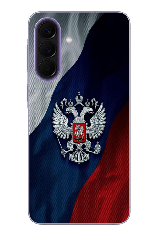 Samsung Galaxy A57 Uyumlu Rusya Arması Baskılı Silikon Kılıf