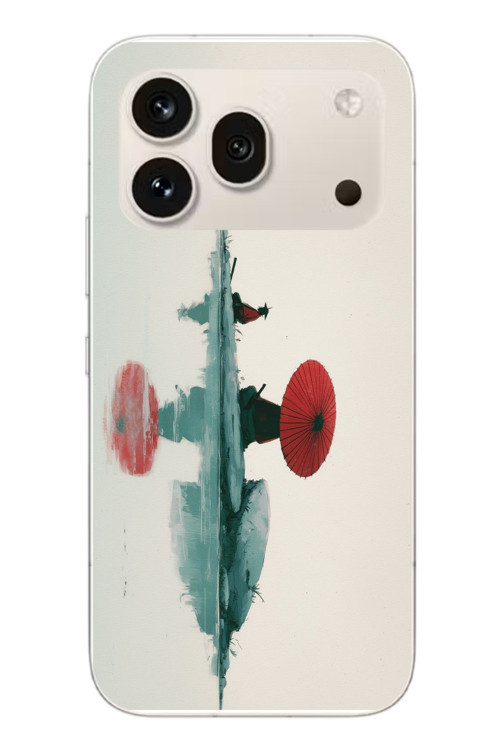 Honor 600 Pro Uyumlu Japon Şemsiyesi Baskılı Silikon Kılıf
