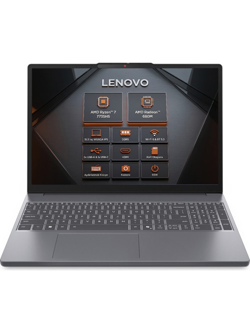 IdeaPad Slim 3 15ARP10 83K70098TR FR12 Ryzen 7 7735HS 40 GB 1 TB SSD Radeon 680M 15.3" WUXGA Windows 11 Pro Notebook