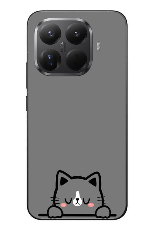 Xiaomi Mi 15T Pro Uyumlu Uyuyan Kedi Baskılı Silikon Kılıf