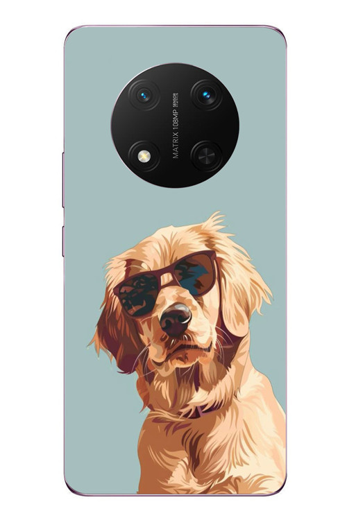 Honor Magic 7 Lite Uyumlu Karizmatik Köpek Baskılı Silikon Kılıf
