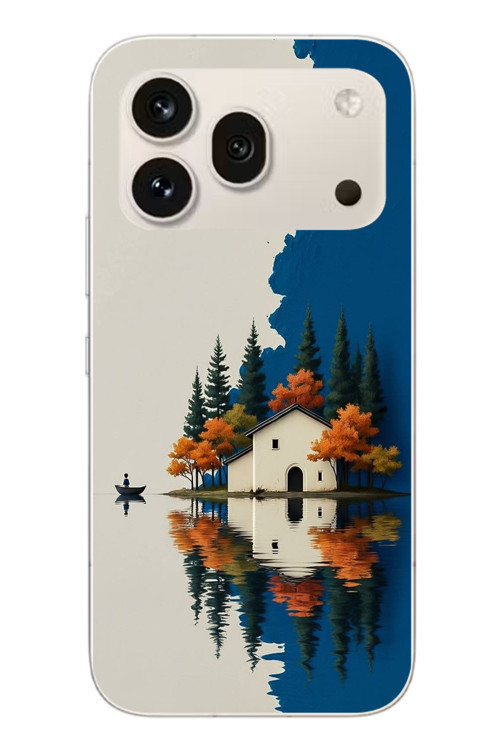 Honor 600 Pro Uyumlu Sonbahar Evi Baskılı Silikon Kılıf