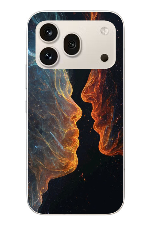 Honor 600 Pro Uyumlu Kavuşan Çizgiler Baskılı Silikon Kılıf