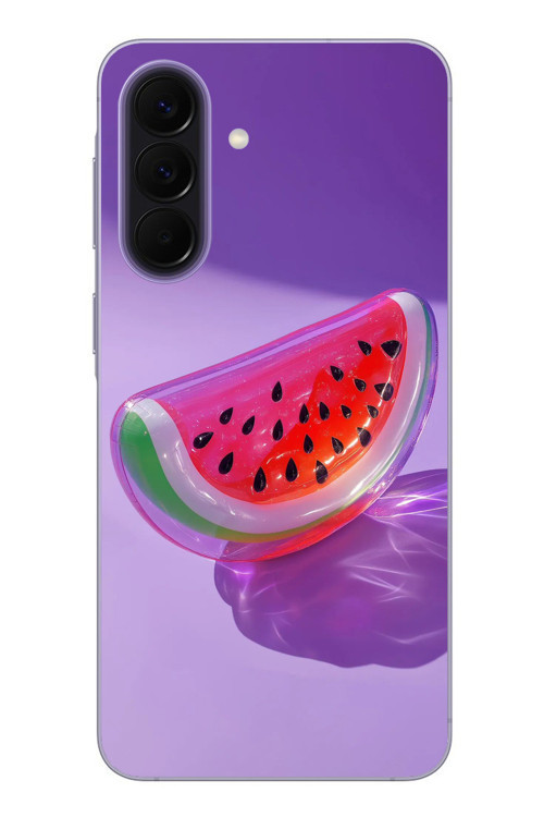 Samsung Galaxy A57 Uyumlu Karpuz Jelibon Baskılı Silikon Kılıf