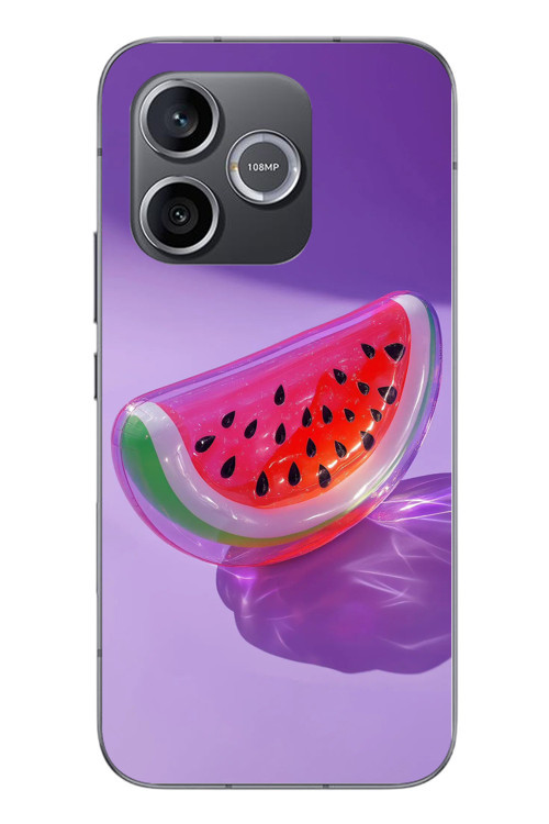 Honor 600 Uyumlu Karpuz Jelibon Baskılı Silikon Kılıf
