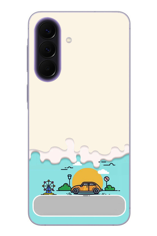 Samsung Galaxy A57 Uyumlu Tatil Yolu Baskılı Silikon Kılıf