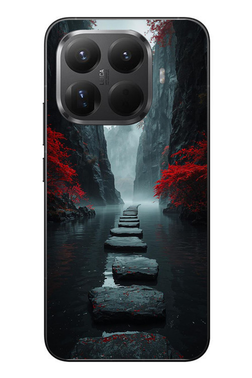 Xiaomi Mi 15T Pro Uyumlu Karanlık Yolu Baskılı Silikon Kılıf