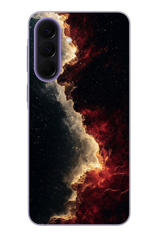 Samsung Galaxy A57 Uyumlu Uzay Boşluğu Baskılı Silikon Kılıf