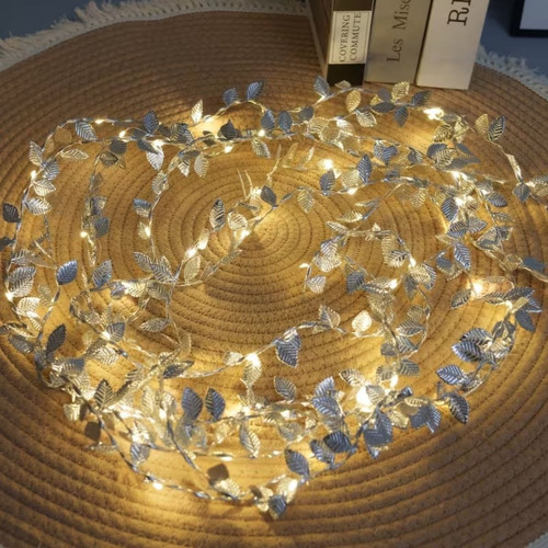 3 Metre Yaldızlı Gümüş LED Işık – Dekoratif Ortam ve Yılbaşı Aydınlatması (4887)