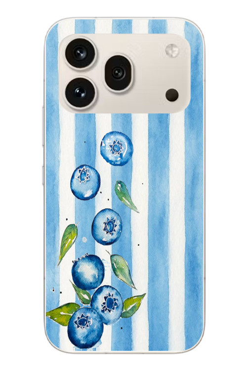 Honor 600 Pro Uyumlu Yaban Mersinleri Baskılı Silikon Kılıf