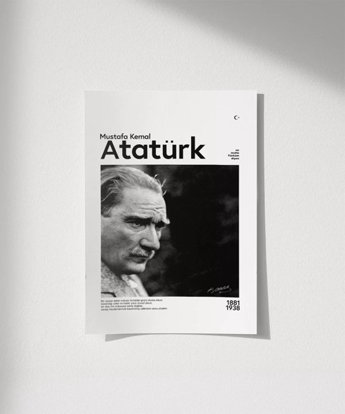 Çerçevesiz Poster Zafere Adanmış Bir Ömür