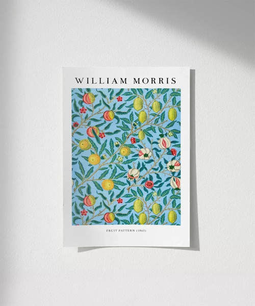 Çerçevesiz Poster William Morris Meyve Deseni No 2