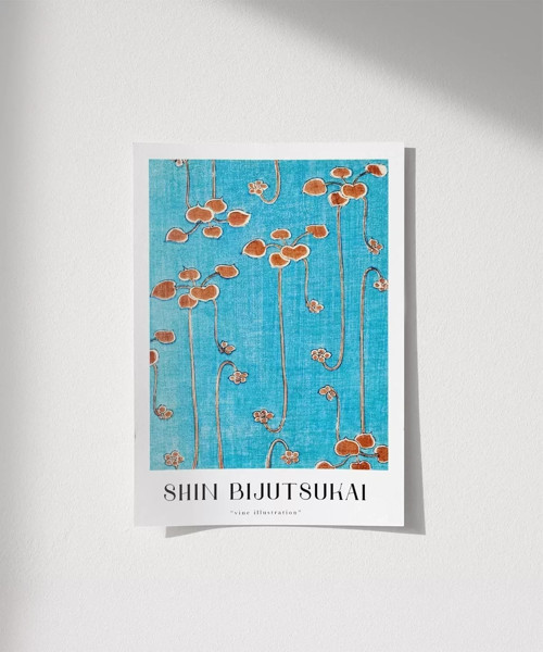 Çerçevesiz Poster Shin Bijutsukai Asma İllüstrasyonu