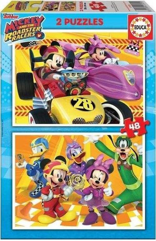 17239 Mickey Roadster Racers 2x48 Parça Puzzle