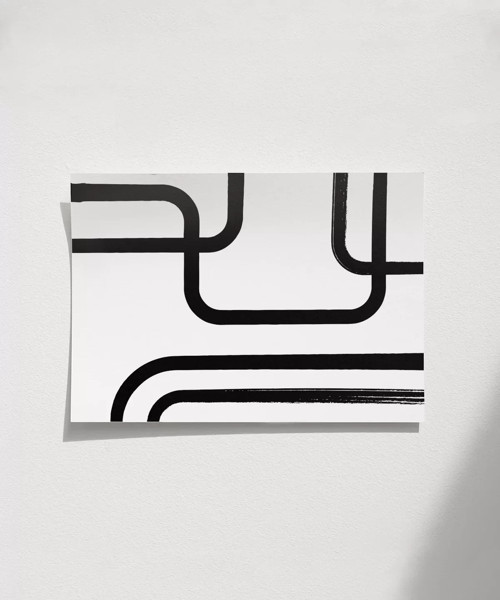 Çerçevesiz Poster Orta Çağ Modern Sanat