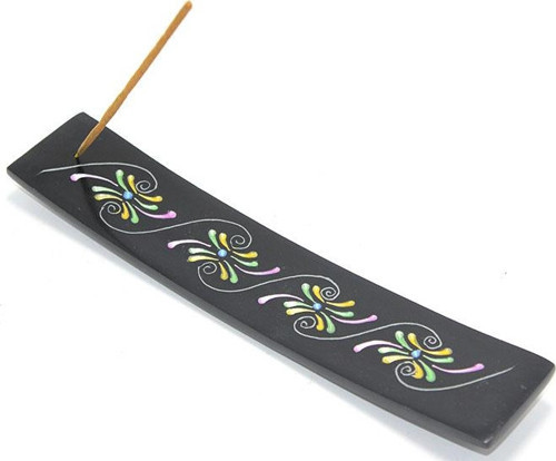 Obsidian Taşı Kayık Tütsülük Ksk2224