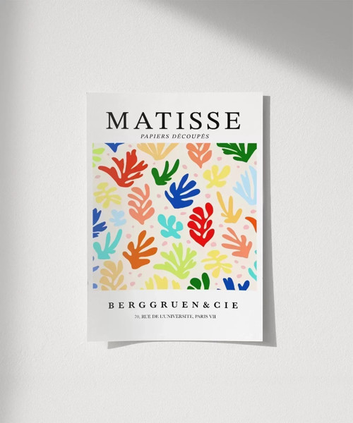 Çerçevesiz Poster Matisse Papiers Découpés No 2