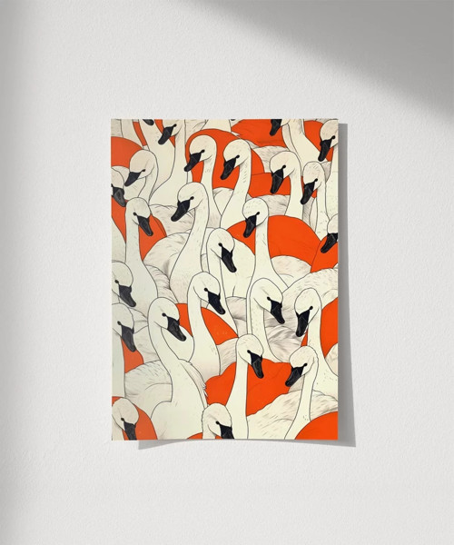 Çerçevesiz Poster Doğanın Deseni