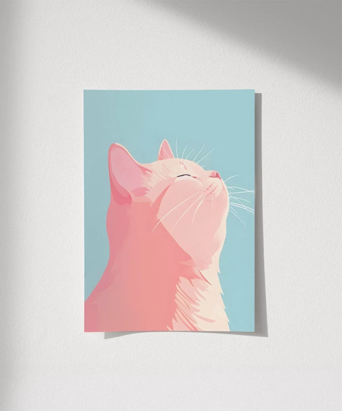 Çerçevesiz Poster Huzurlu Patiler