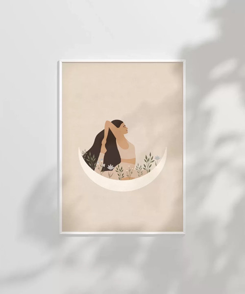 Çerçevesiz Poster Ruhun Çiçek Açtığı An