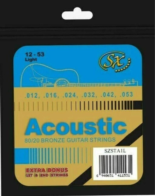 SZSTA1L Light Bronz Akustik Gitar Teli (12-53)