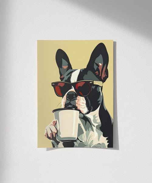 Çerçevesiz Poster Pop Pati