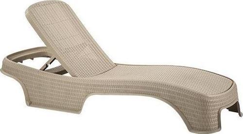 SY2536 Bej Renk Brezza Royal Rattan Lüks Şezlong