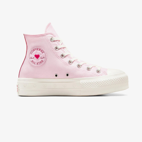 Chuck Taylor All Star Lift Hearts Unisex Pembe Platform Sneaker