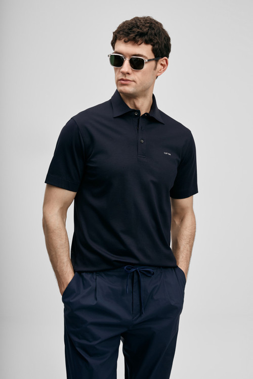 Hudson Smart Erkek Polo Tişört Lacivert