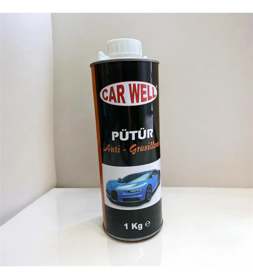 Car Well Anti Gravel Darbe Koruyucu Pütür Boya Beyaz 1 kg