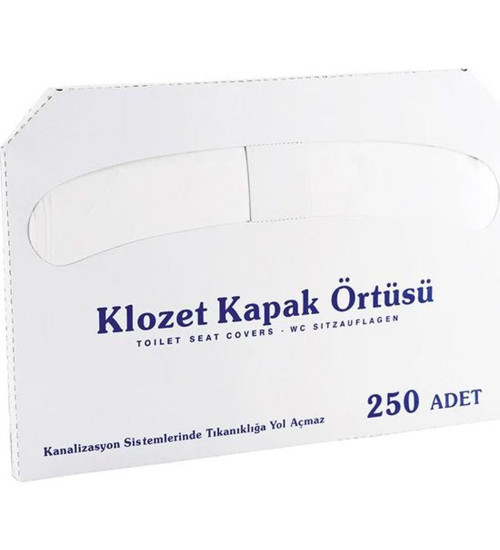 ŞeyliŞeyler - Klozet Kapak Örtüsü 200'lü Tek Kullanımlık Hijyenik Tuvalet Kağıdı 1 Paket