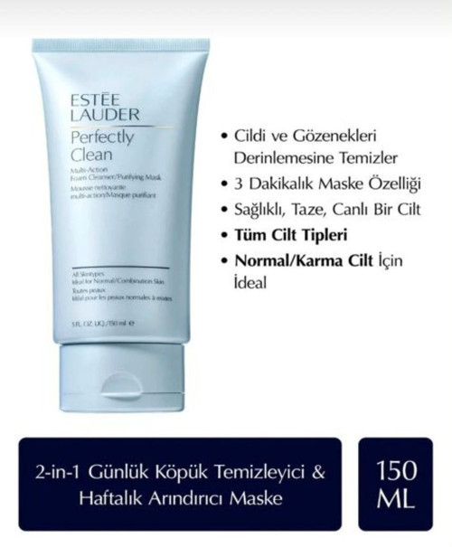 Temizleyici Köpük & Arındırıcı Maske - Perfectly Clean Multi-Action Foam Cleanser 150 Ml
