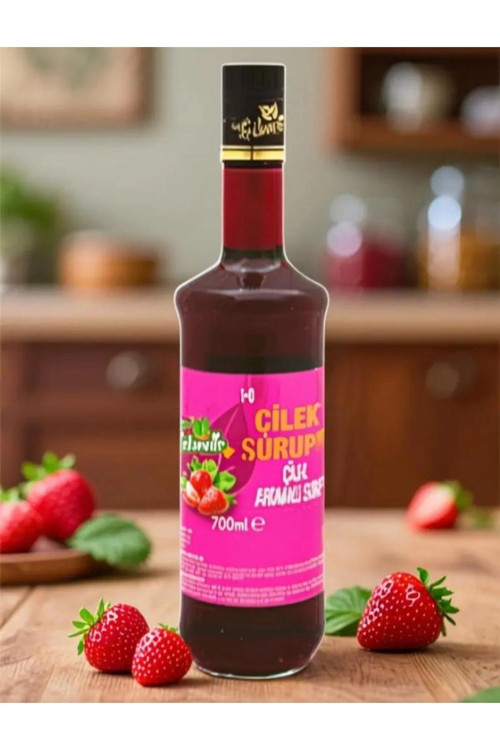 Çilek Aromalı Şurup 700 ml