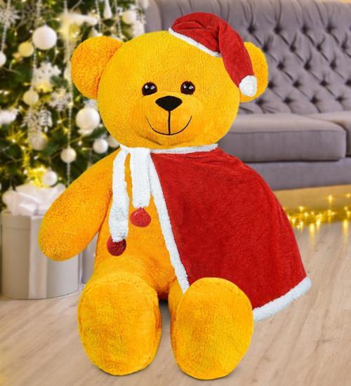 100 Cm Pelerinli Noel Baba Ayıcık Yeni Yıl , Yılbaşı Hediyesi