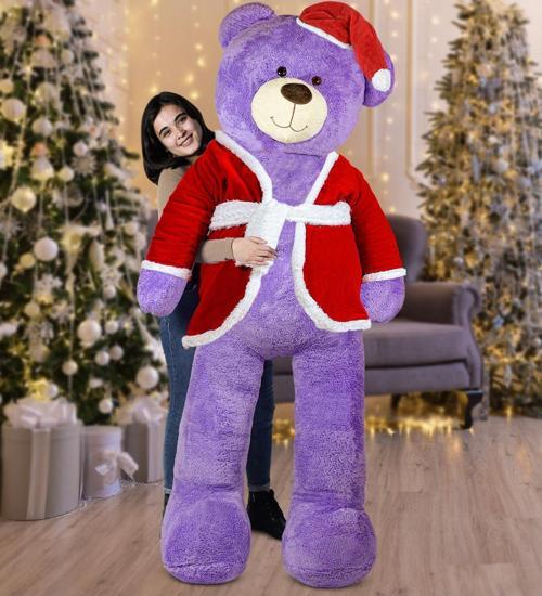 200 Cm Noel Baba Şapkalı Ayıcık Yeni Yıl ,Yılbaşı Hediyesi