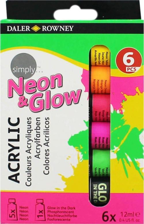 Simply Neon Akrilik Boya 6x12ml