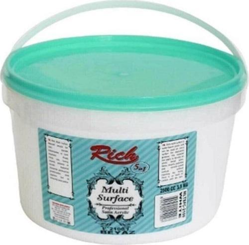Beyaz Multi Surface Akrilik Boya 3,5kg Kova Boy Beyaz 2100